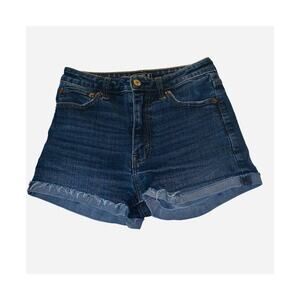 Abercrombie & Fitch High Rise Denim Shorts Blue sz 26